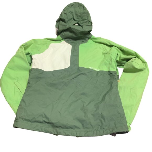 Helly Hansen Helly Tech Waterproof Outdoor Jacket Hood Green Dual-Tone Size XS - Picture 16 of 16